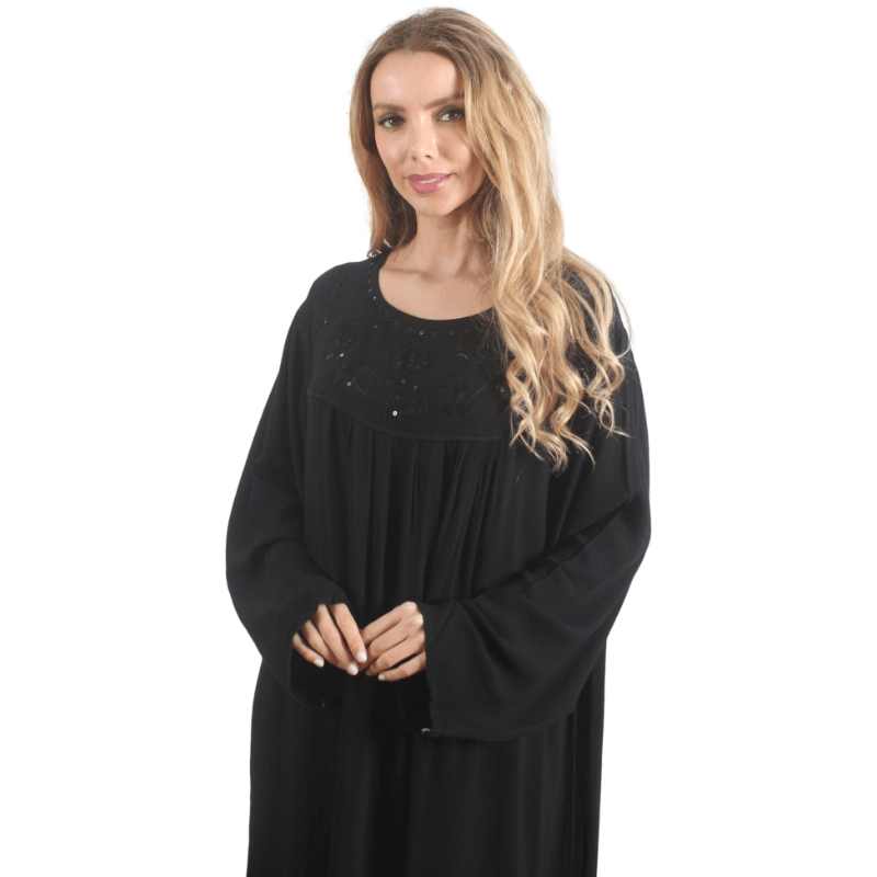 Caftan perlé noir Classic Lady