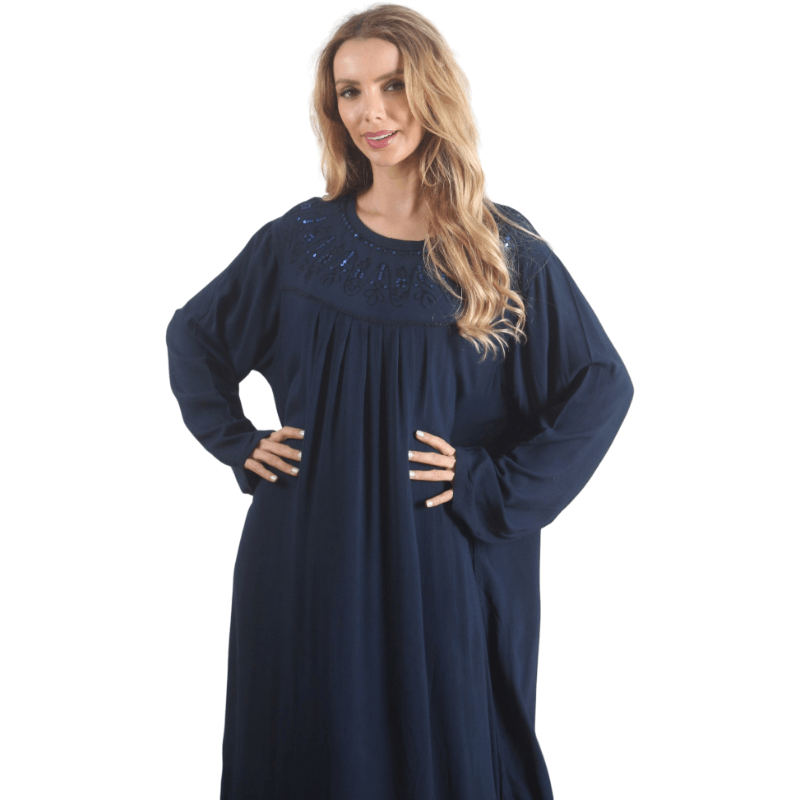 Caftan perlé noir Classic Lady