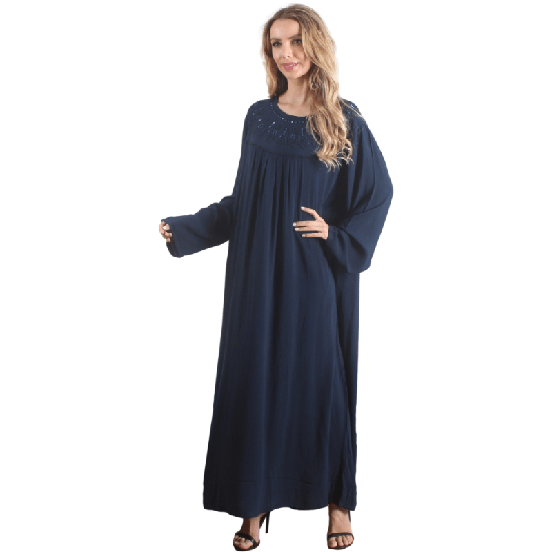 Caftan perlé noir Classic Lady