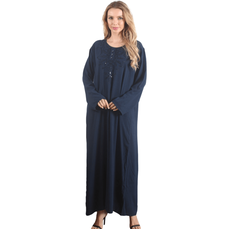 Caftan perlé noir Classic Lady